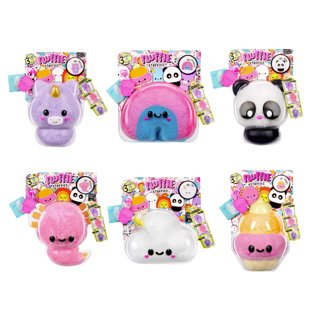 Fluffie Stuffiez Small Plush Asst in 18" PDQ - Assortment 1