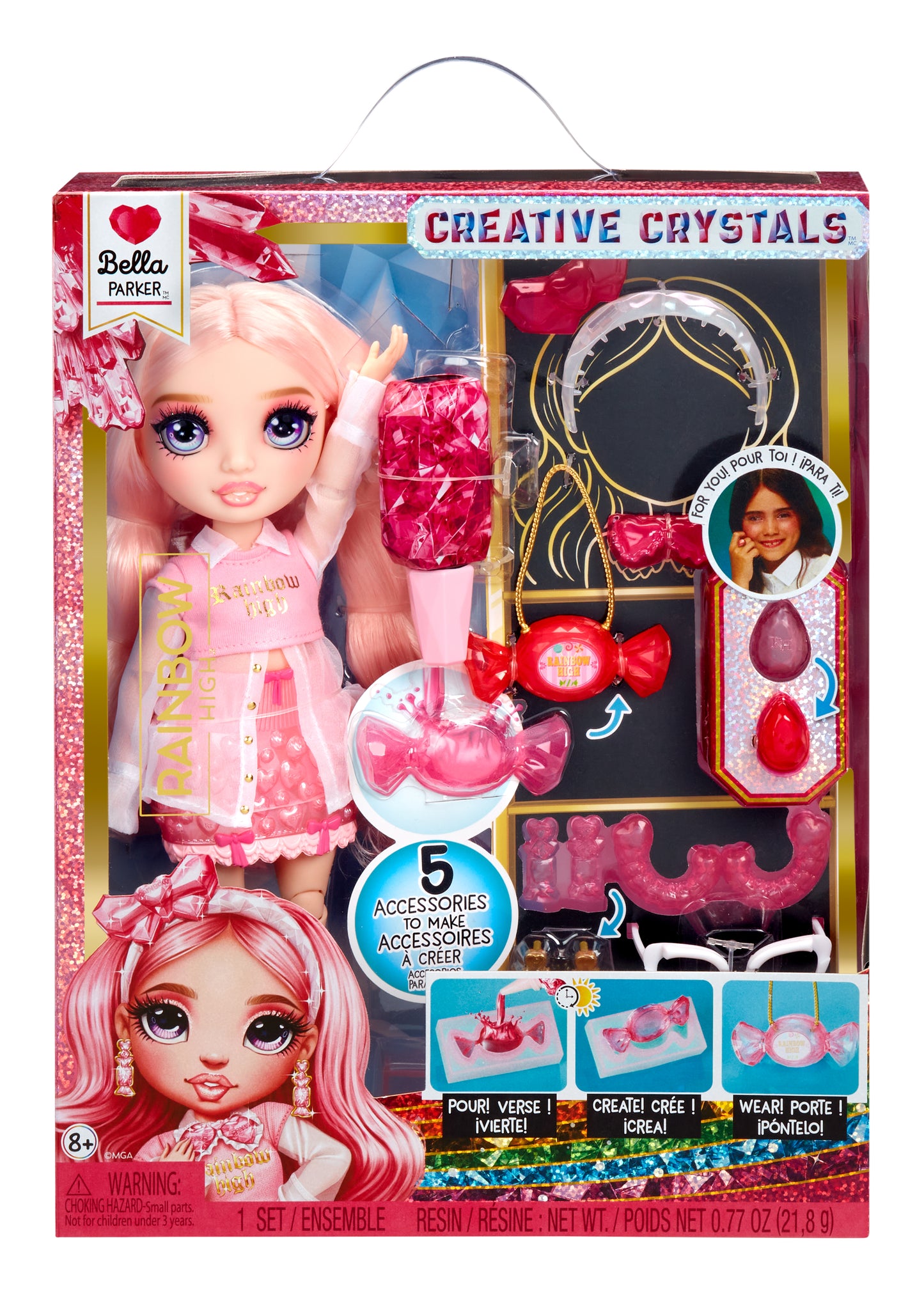 Rainbow Crystal Fashion Dolls Asst 1