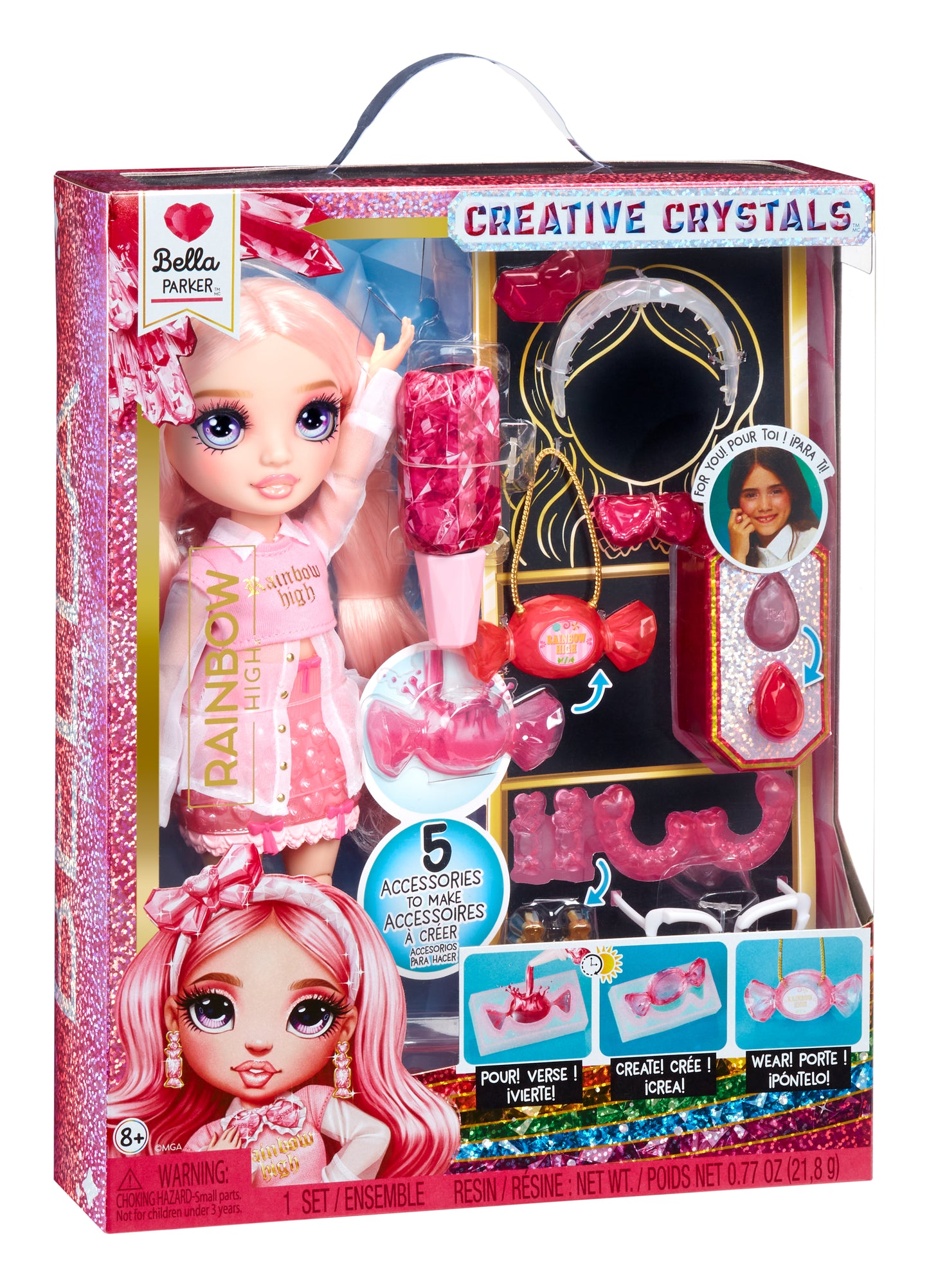 Rainbow Crystal Fashion Dolls Asst 1