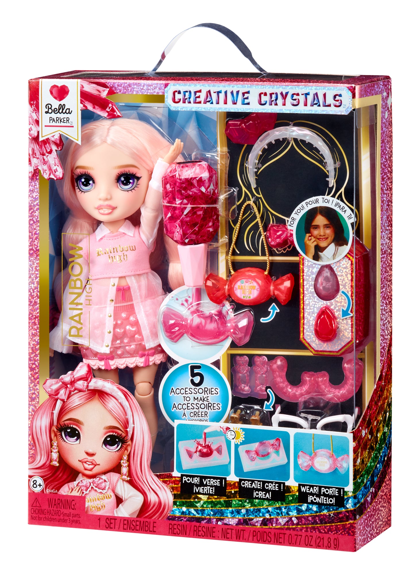 Rainbow Crystal Fashion Dolls Asst 1