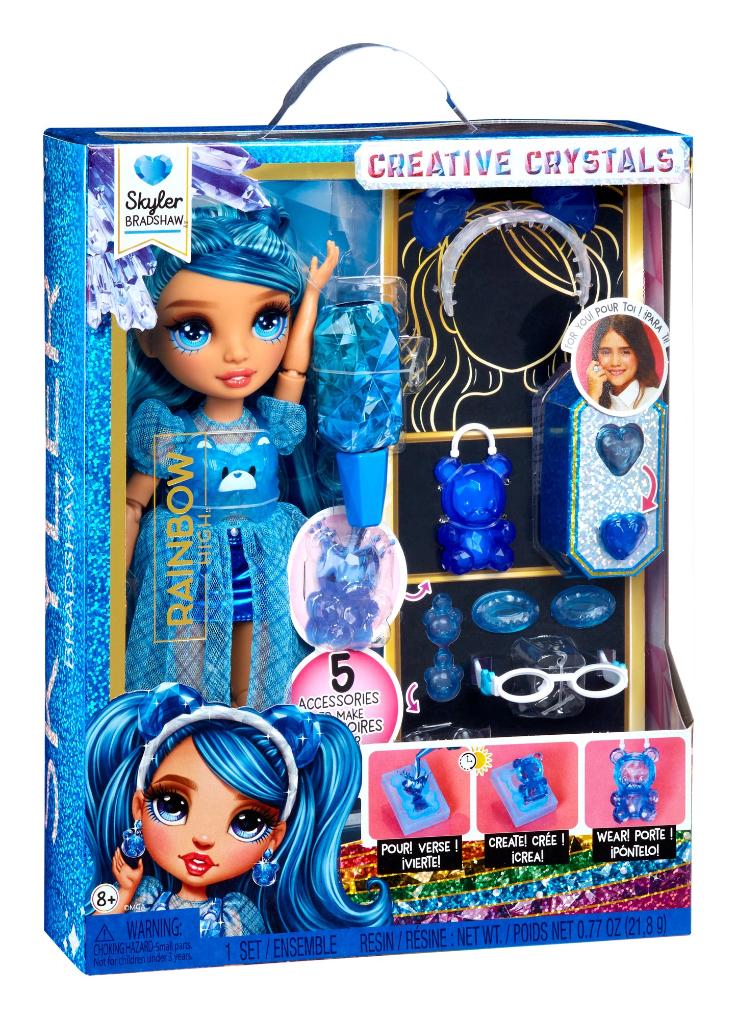 Rainbow Crystal Fashion Dolls Asst 1