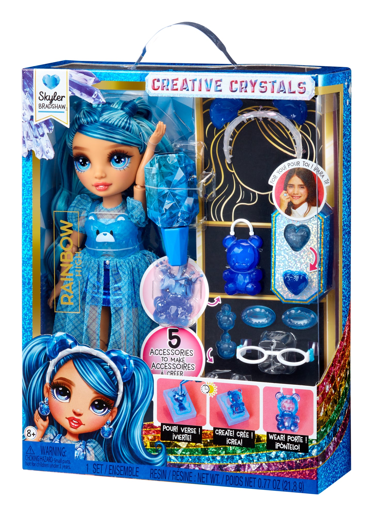 Rainbow Crystal Fashion Dolls Asst 1