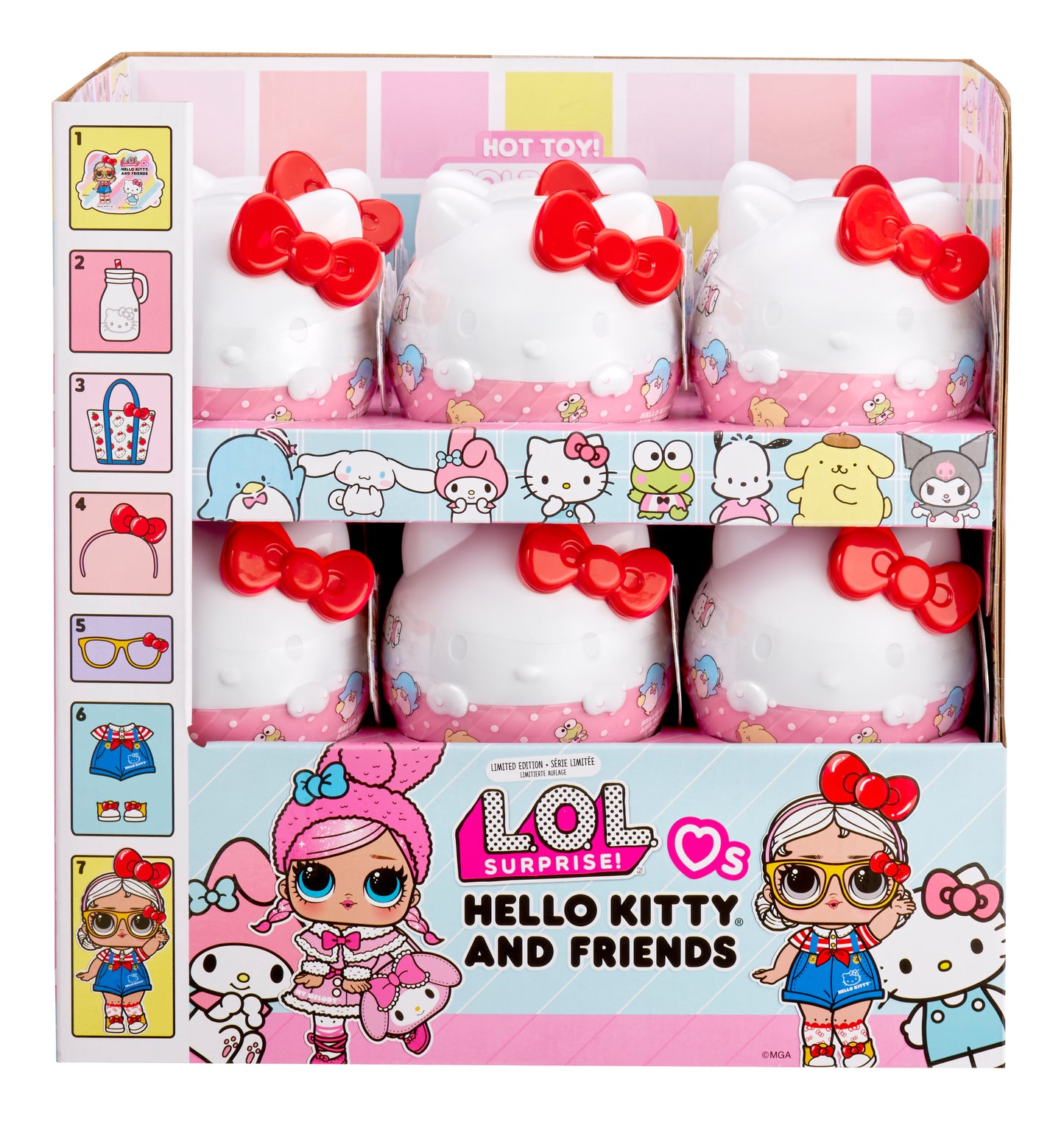L.O.L. Surprise Loves Hello Kitty & Friends Tots Core Characters Asst in PDQ