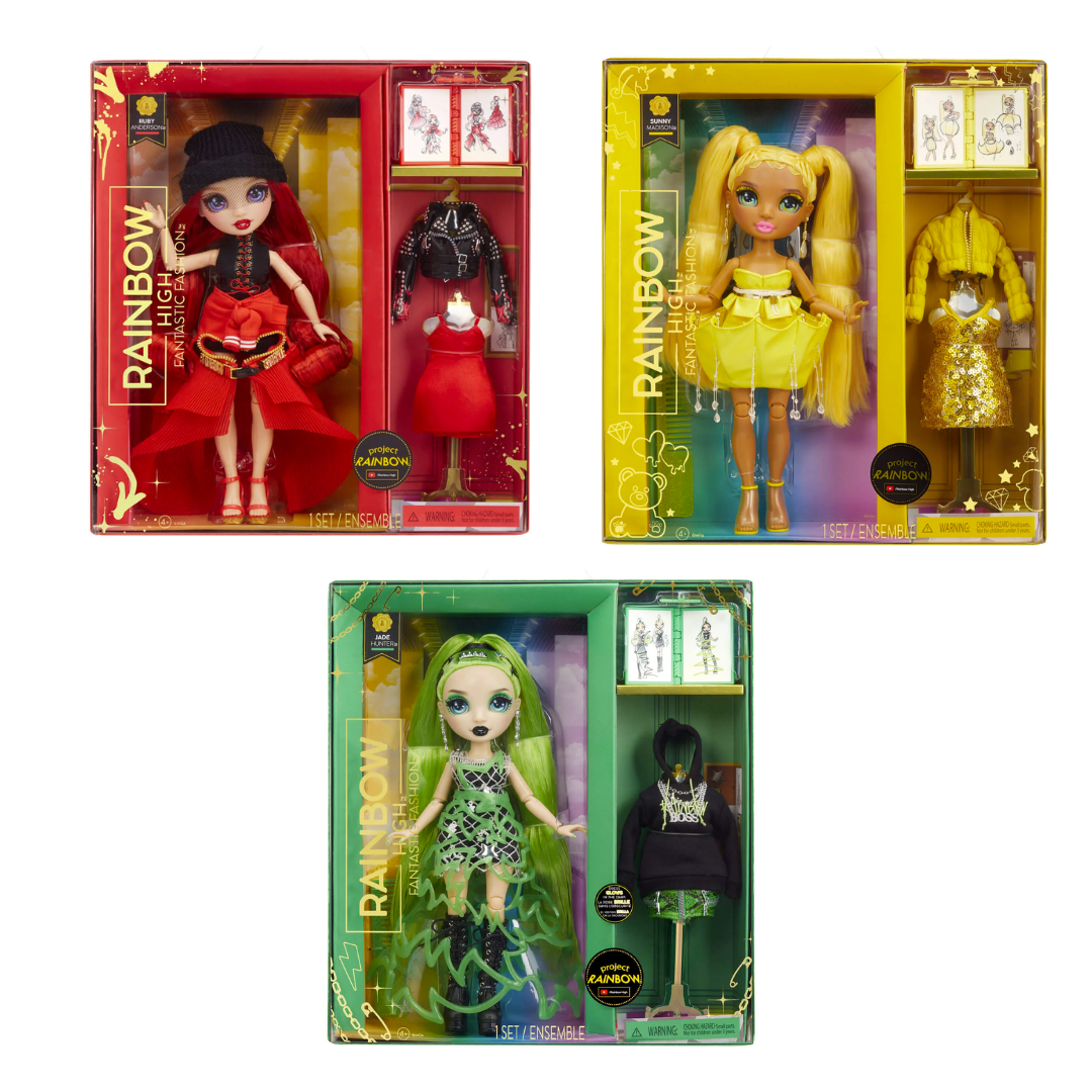 Rainbow High Fantastic Fashion Dolls Asst 1
