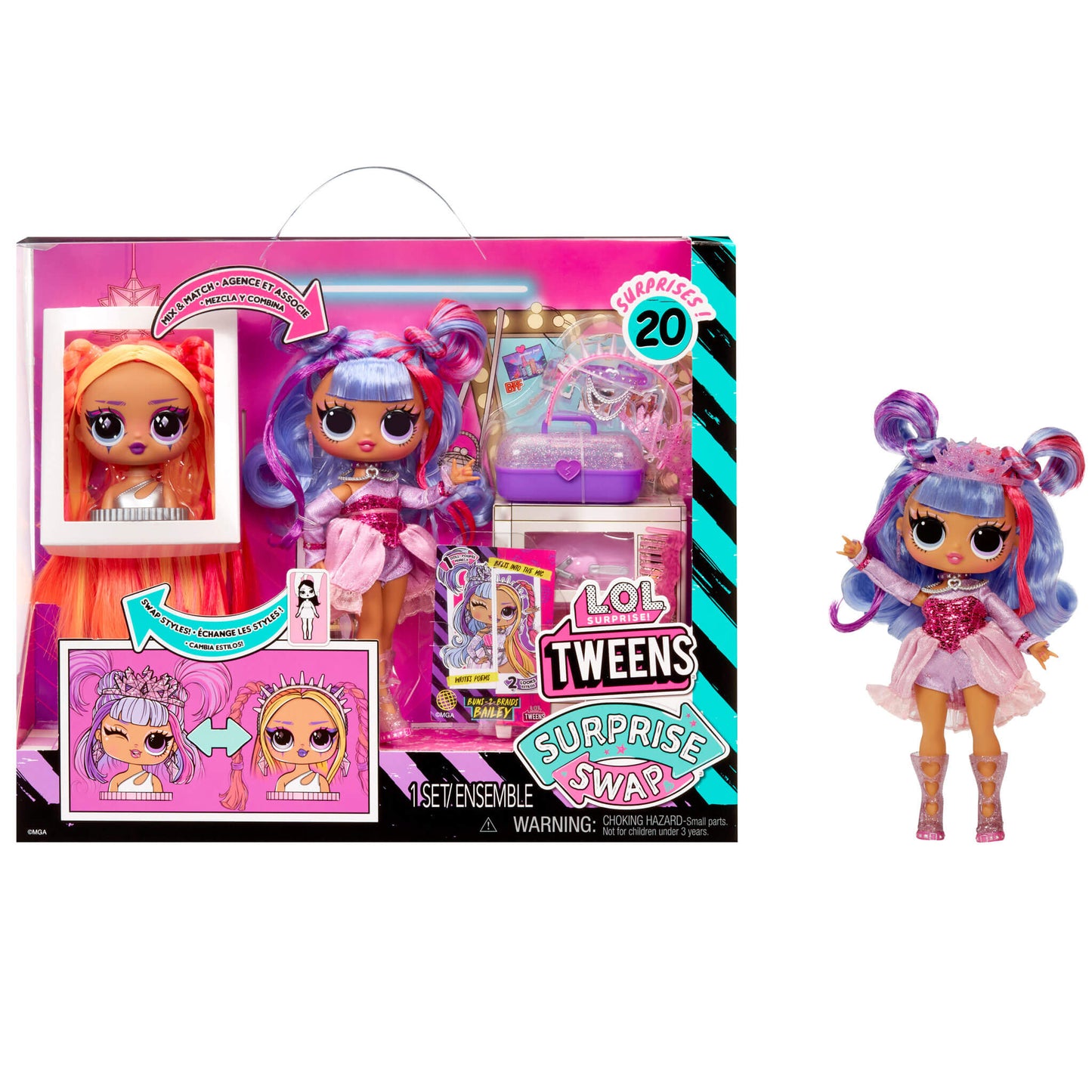 L.O.L. Surprise Tweens Surprise Swap Fashion Doll Asst