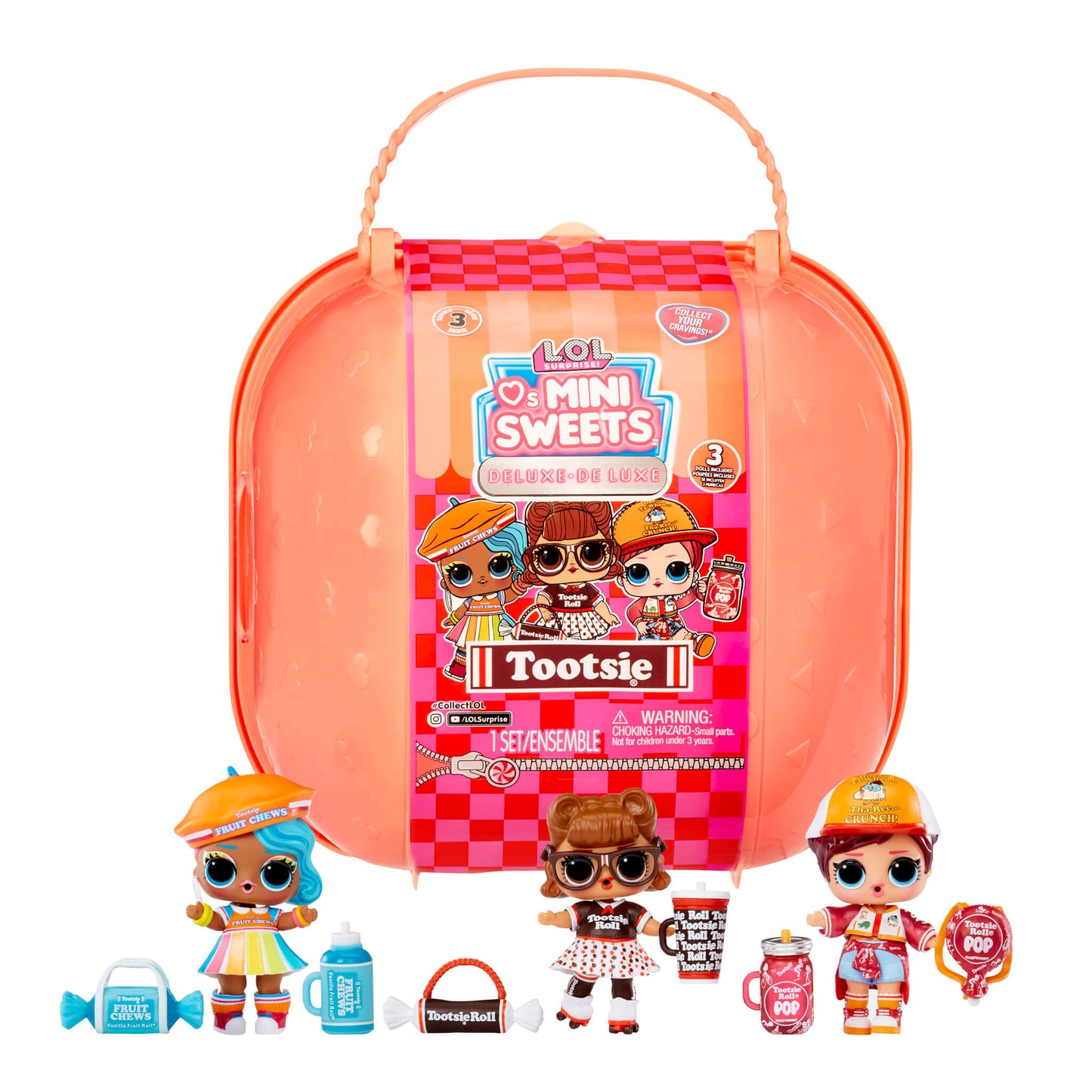 L.O.L. Surprise! Loves Mini Sweets S3 Deluxe Tootsie Series 3 with 3 Dolls