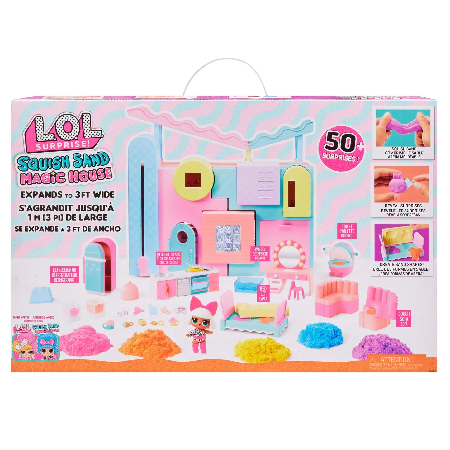 L.O.L. Surprise Squish Sand Magic House w/Tot