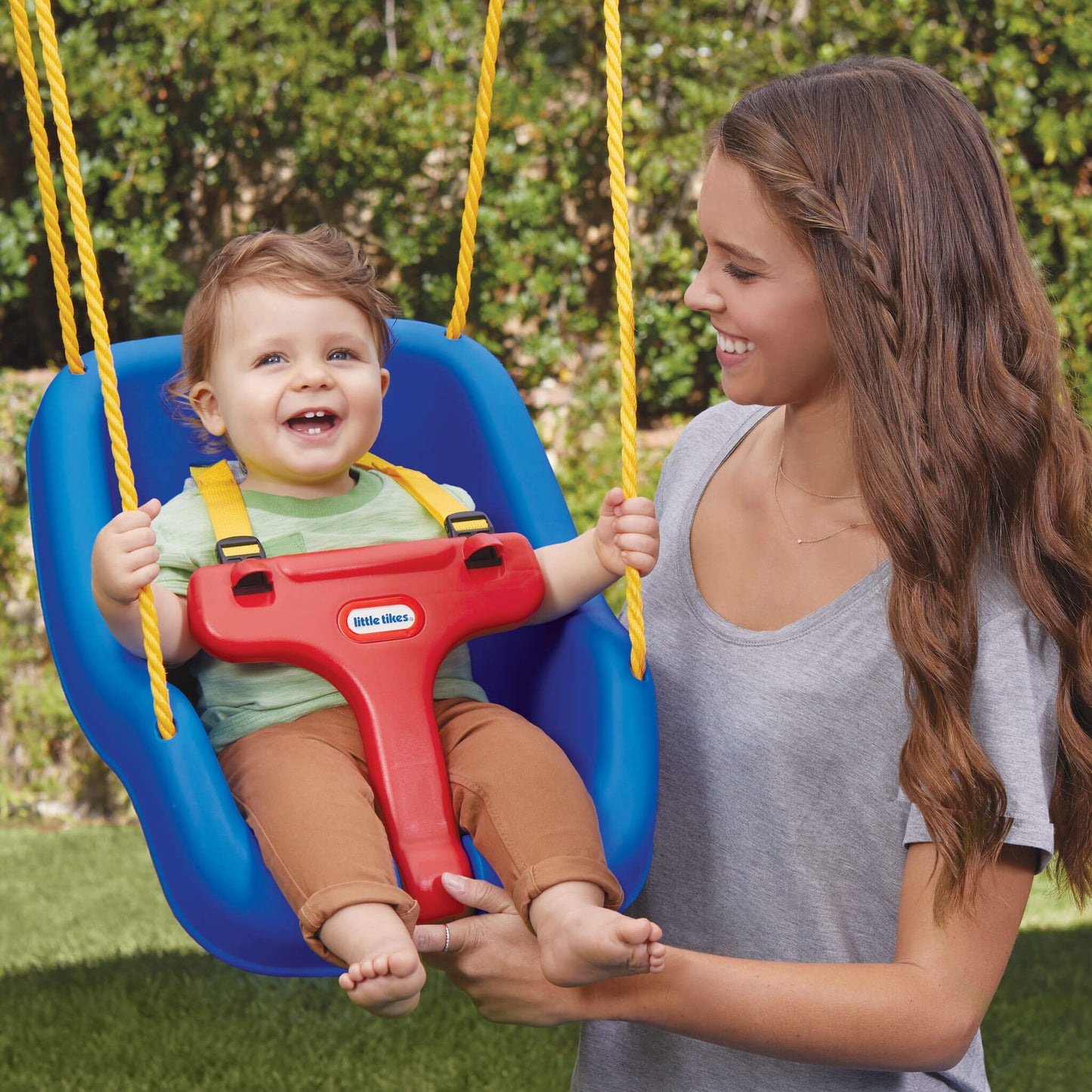 Little Tikes 2-in-1 Snug ’n Secure™ Swing 4 pk - Blue
