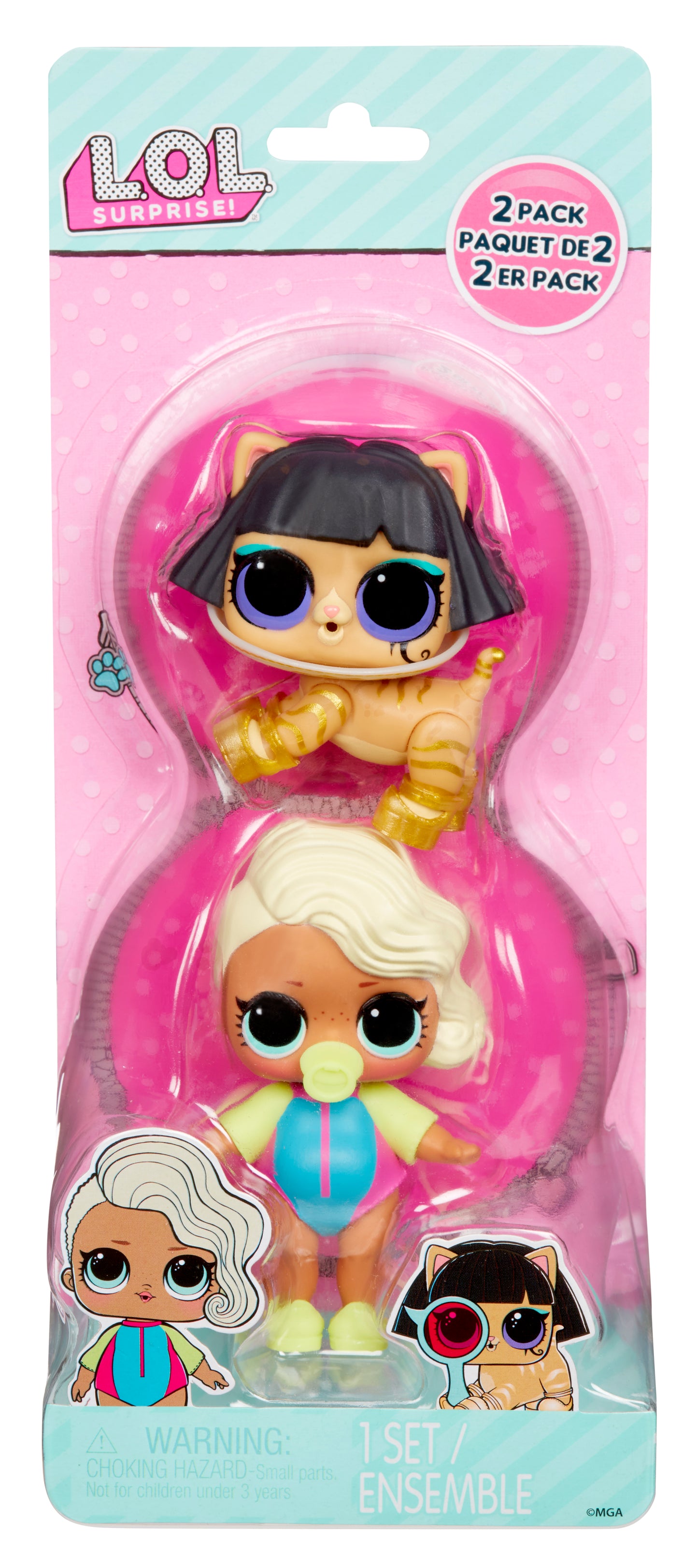 L.O.L Surprise OPP Tot + Pet 2-Pack Assortment