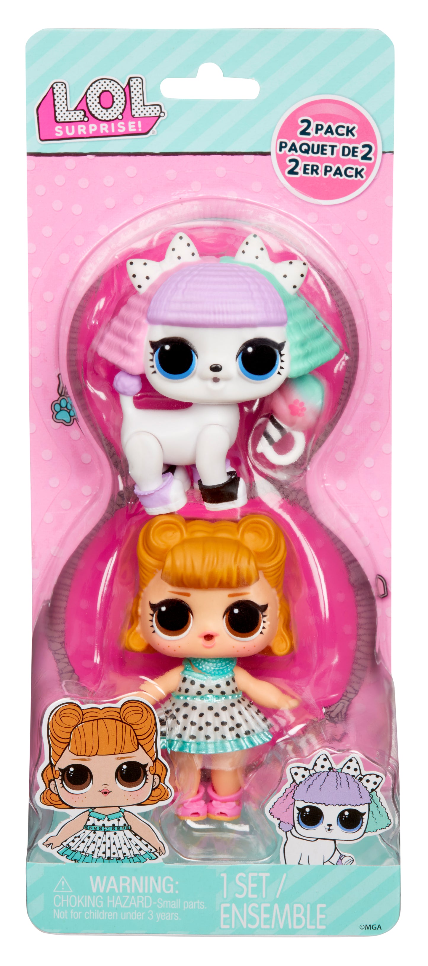 L.O.L Surprise OPP Tot + Pet 2-Pack Assortment