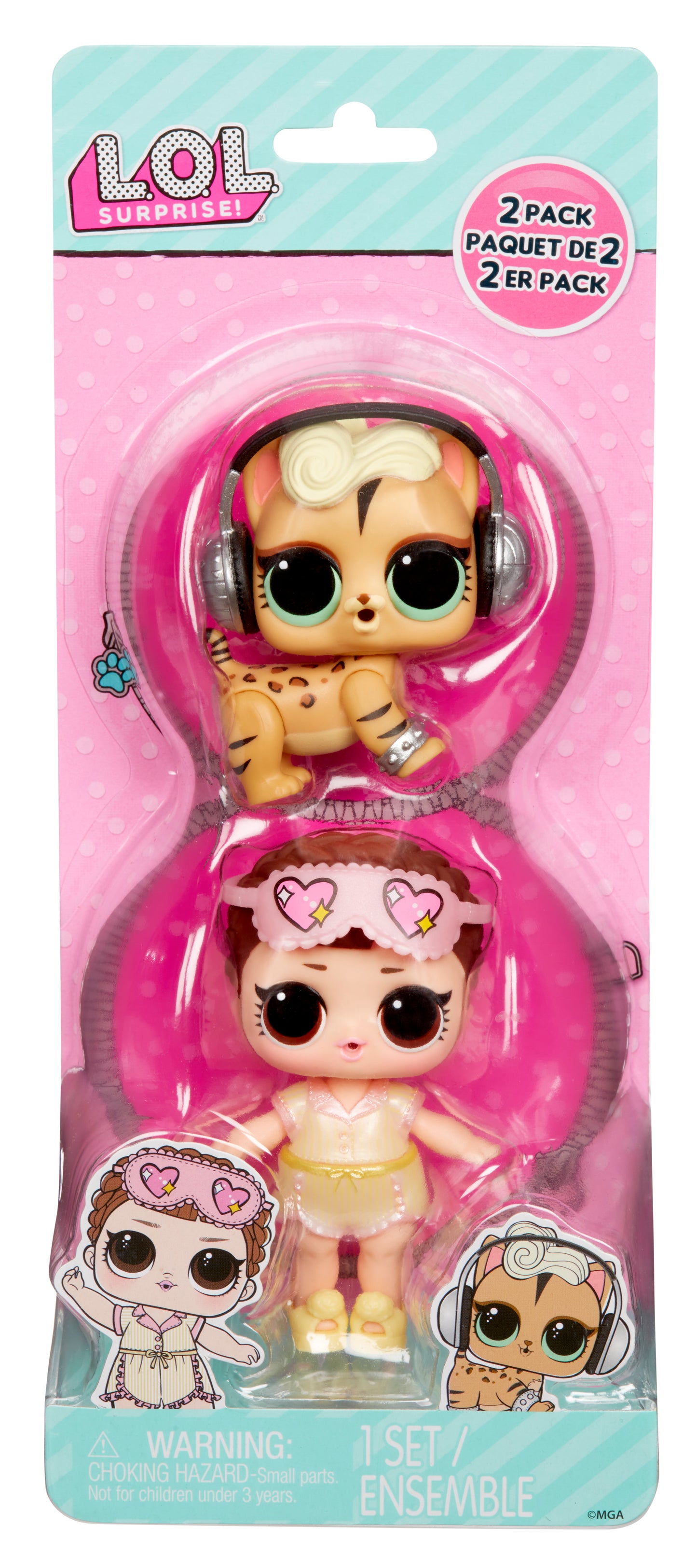 L.O.L Surprise OPP Tot + Pet 2-Pack Assortment