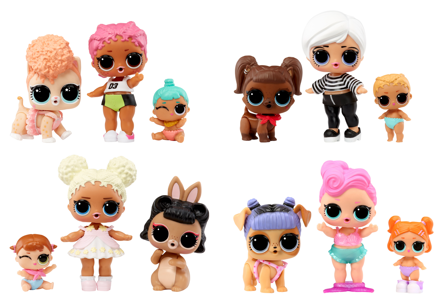 L.O.L Surprise! OPP Tot + Pet + Lil Sis 3-Pack Assortment