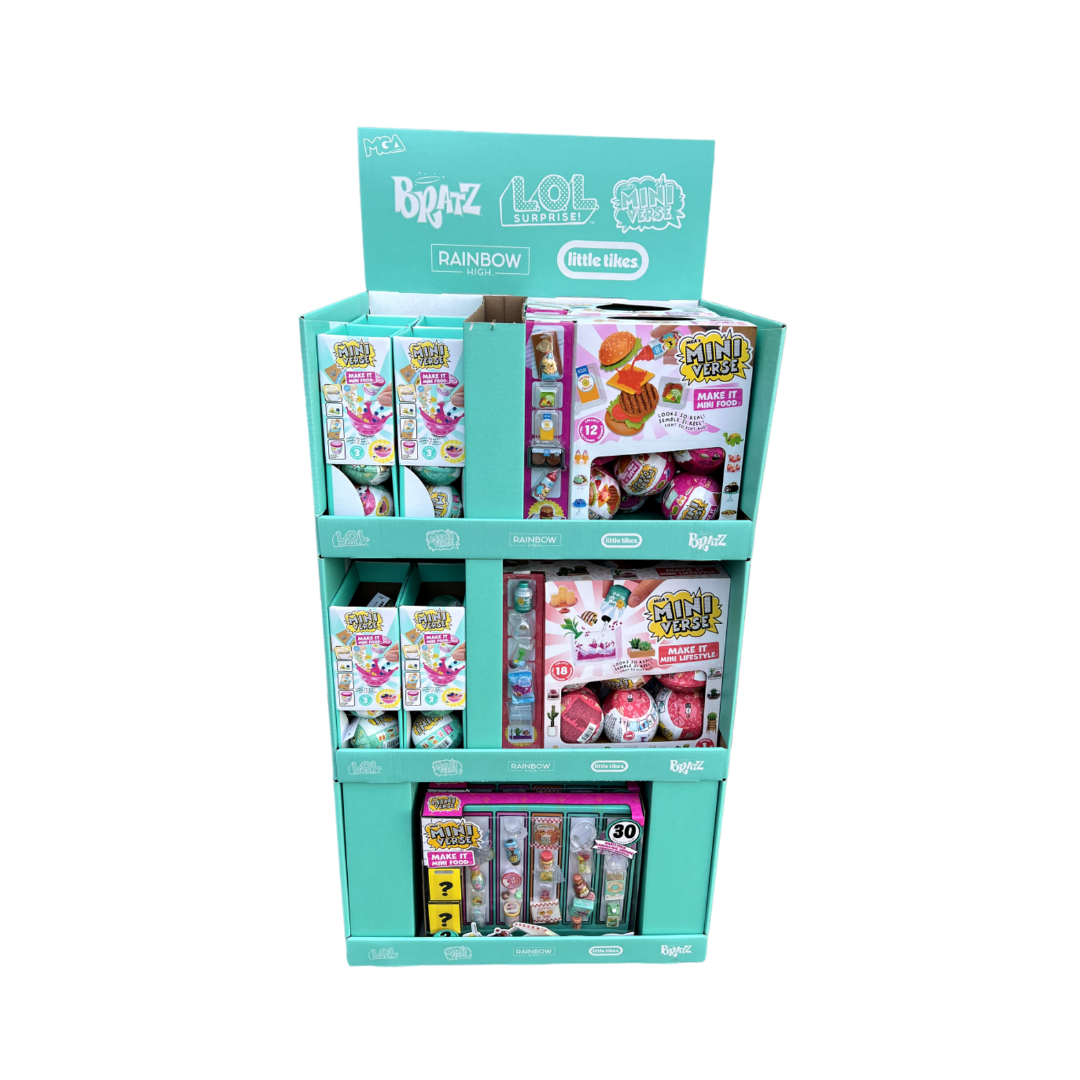 Miniverse Quarter Pallet Bundle with Free Display
