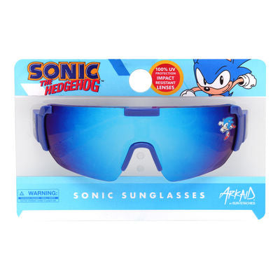 Officially Licensed Kids Arkaid Sega Sonic Blue Large Lens Frameless
