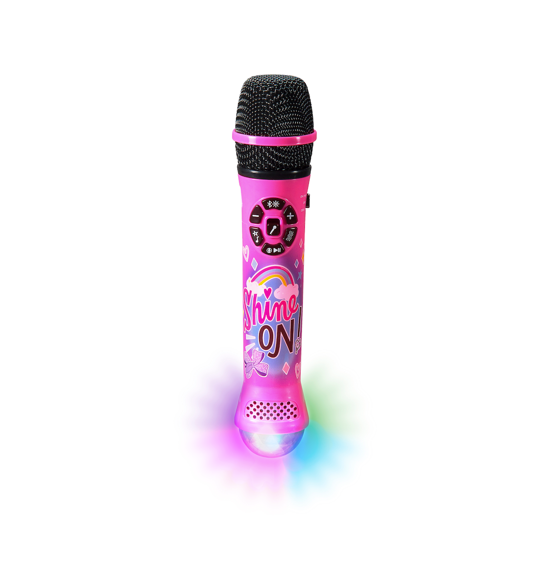 Jojo Siwa Bluetooth Karaoke Microphone with Party Lights