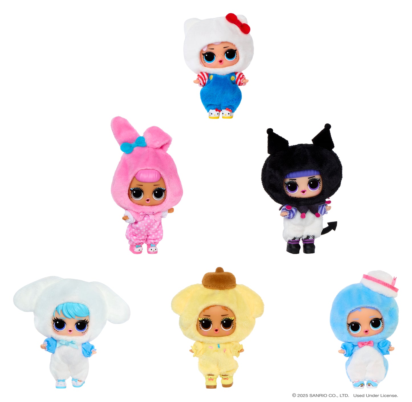 L.O.L. Surprise Loves Hello Kitty Reversible Plush Surprise Asst in 16" PDQ