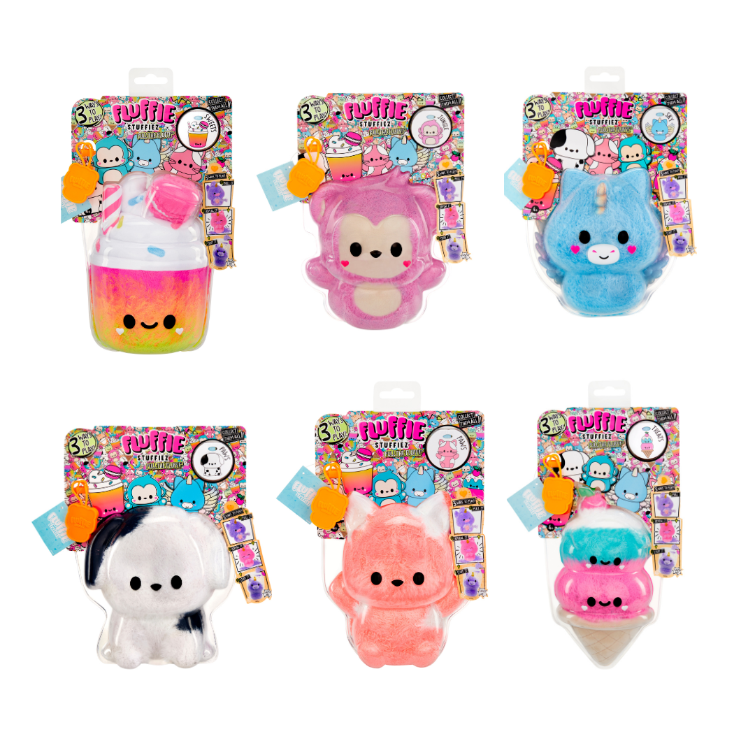 Fluffie Stuffiez Small Plush Asst in 18" PDQ - Assortment 3