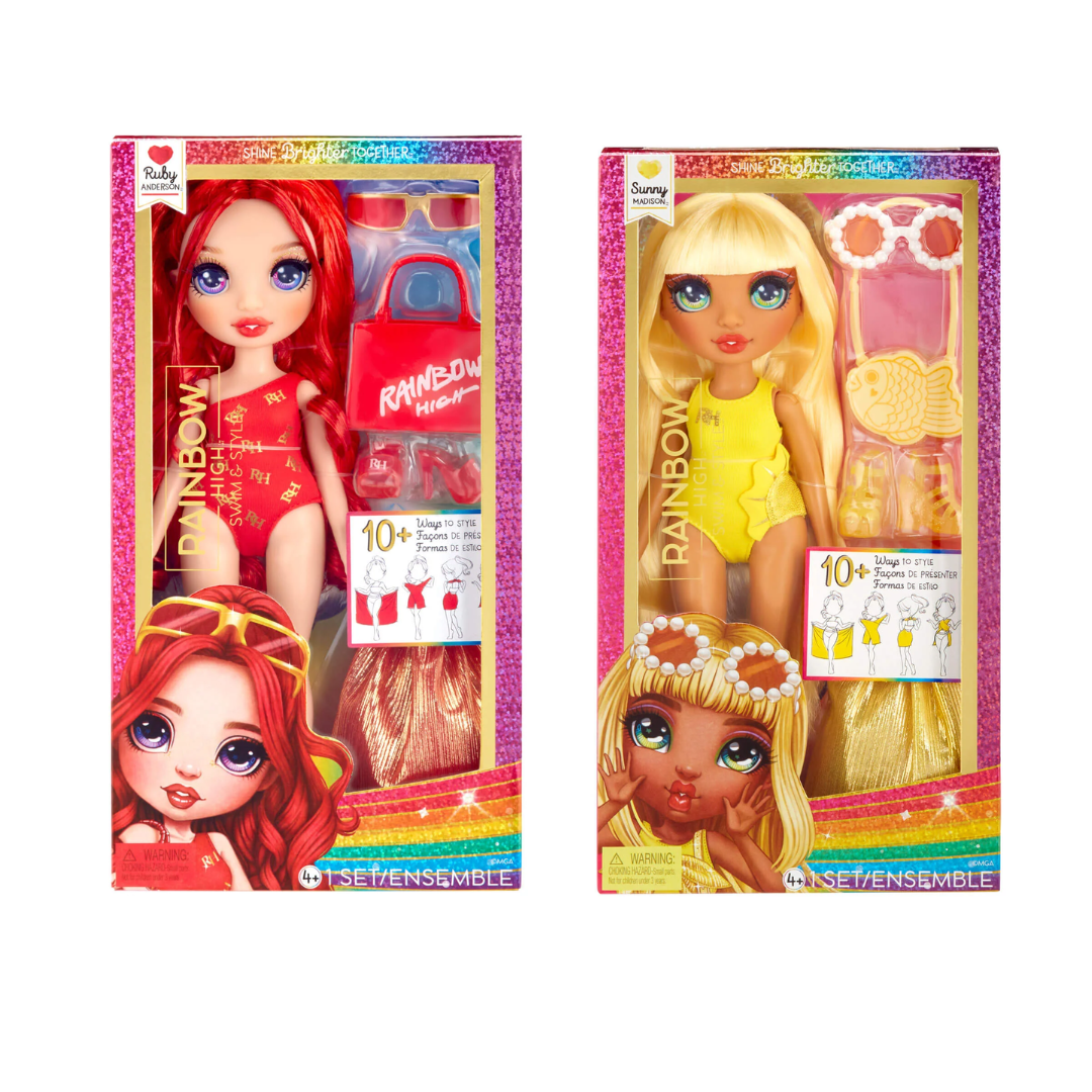 Rainbow High Swim & Style  Fashion Dolls Asst 1