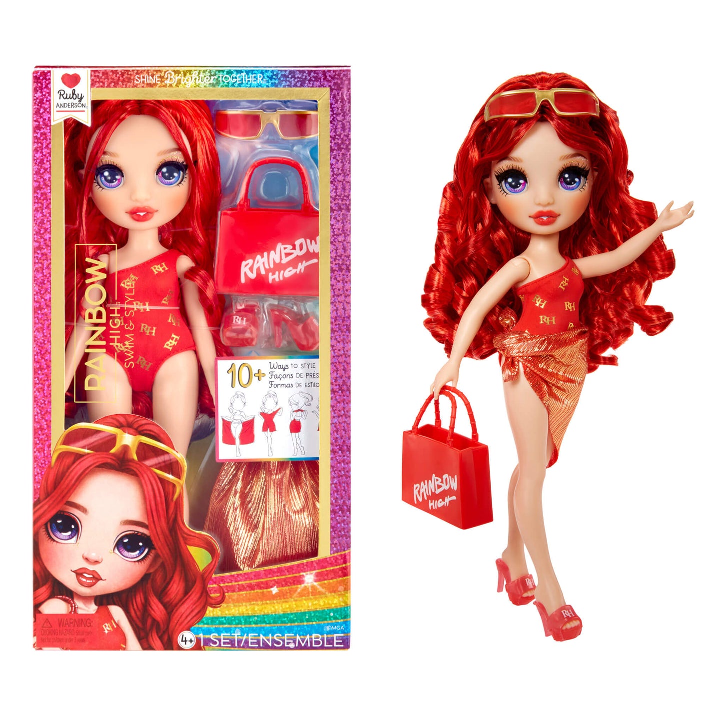 Rainbow High Swim & Style  Fashion Dolls Asst 1