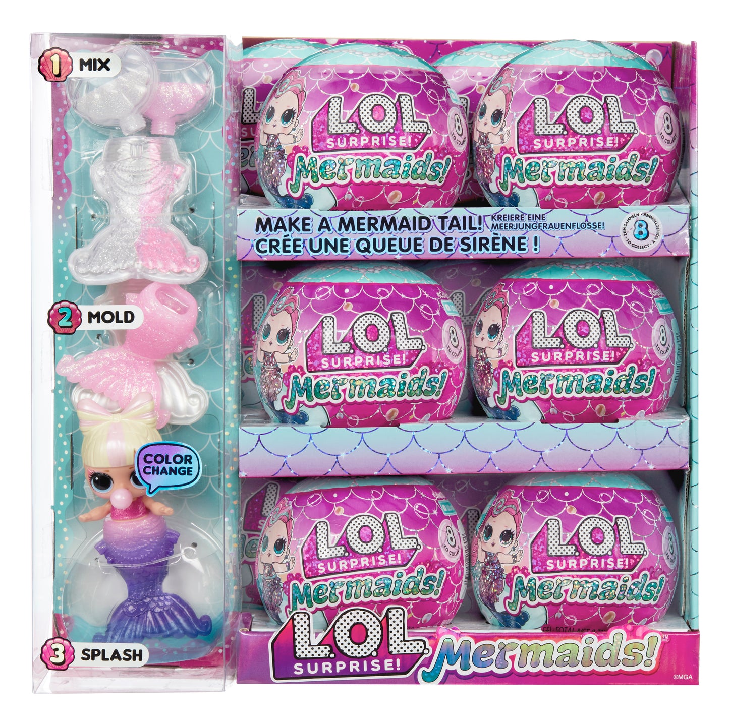 L.O.L. Surprise Mermaids! Tots Asst in PDQ