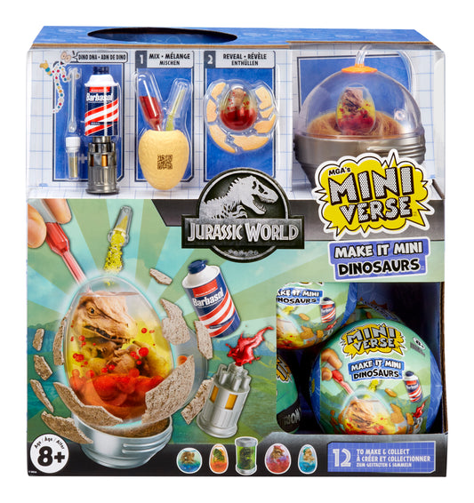 MGA's Miniverse - Make It Mini Dinosaurs (Jurassic World) in PDQ