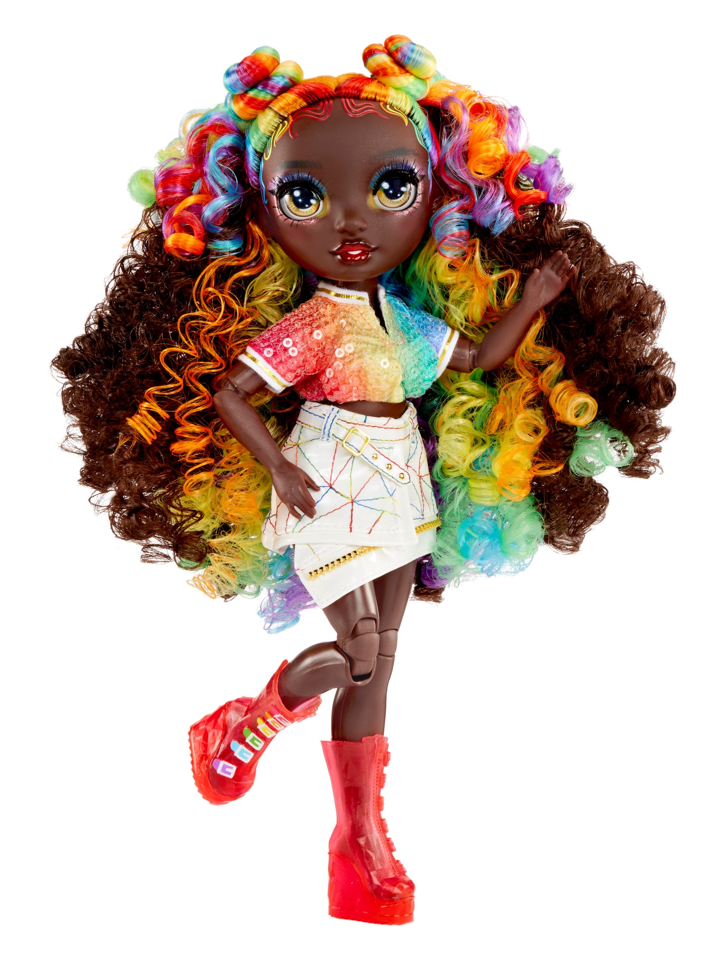 Rainbow Crystal Fashion Doll- Rainbow