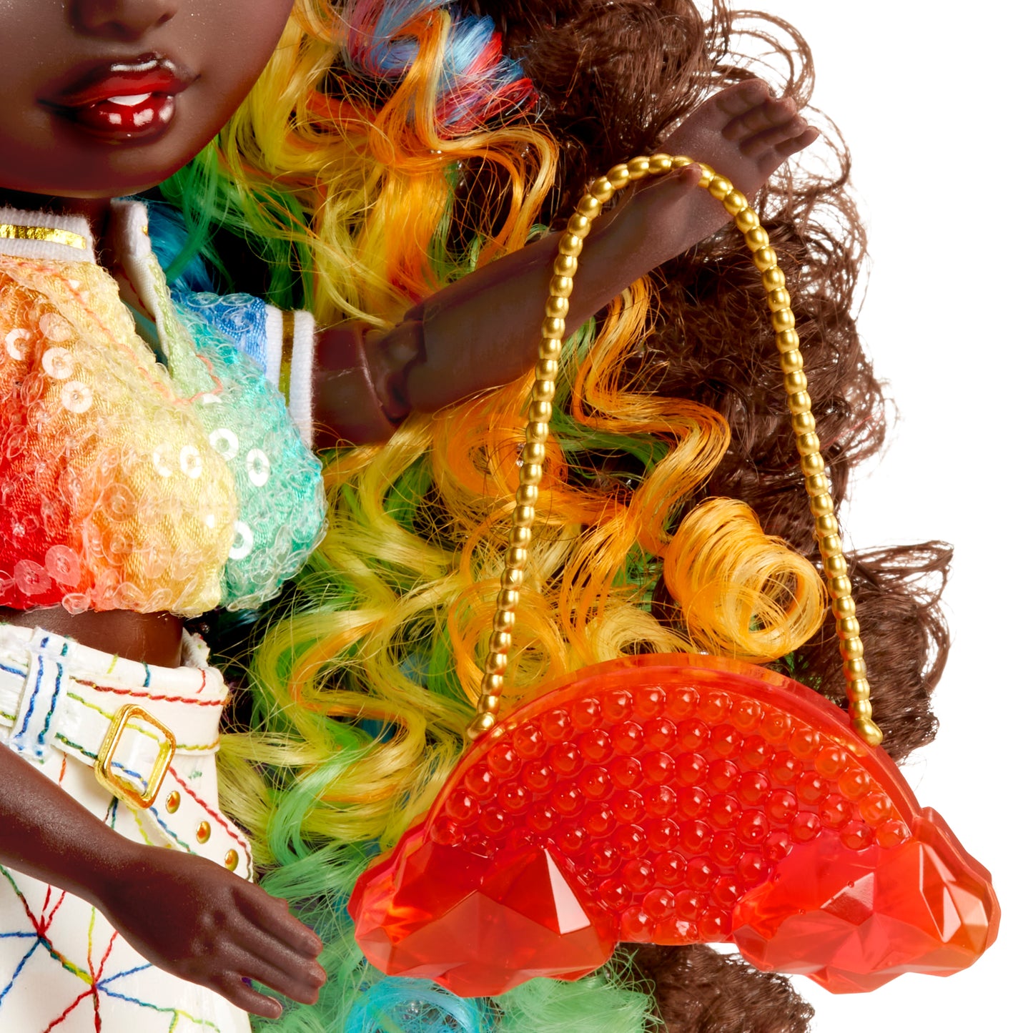 Rainbow Crystal Fashion Doll- Rainbow