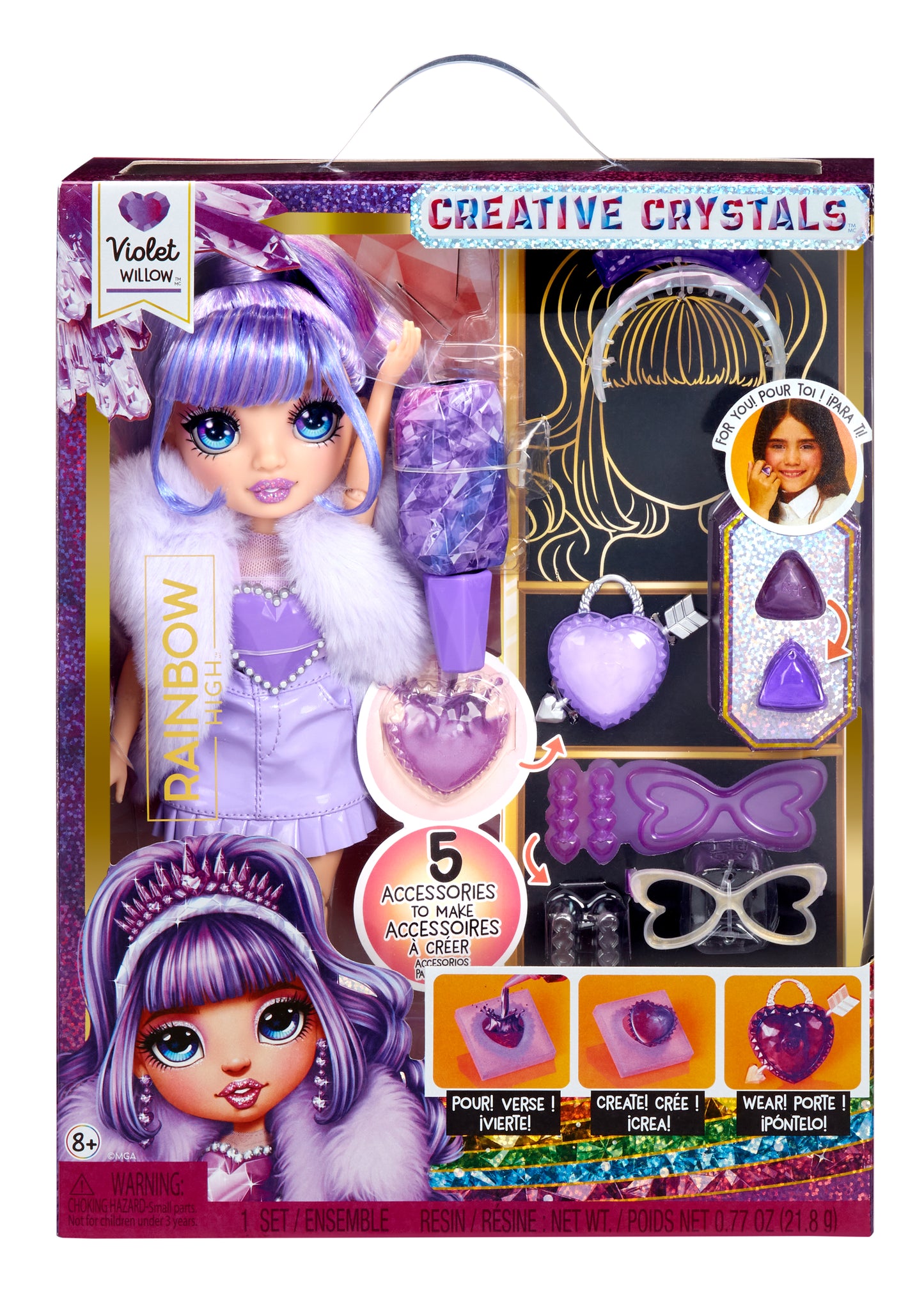 Rainbow Crystal Fashion Dolls Asst 2