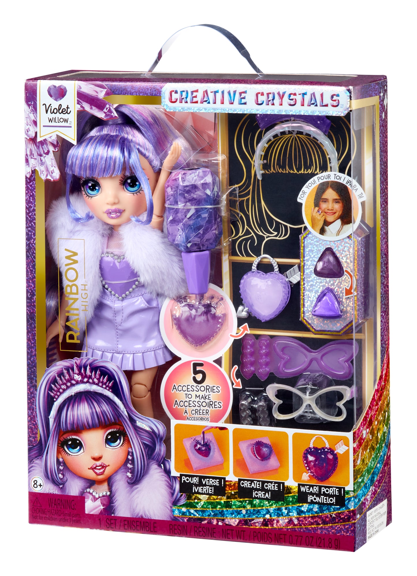 Rainbow Crystal Fashion Dolls Asst 2