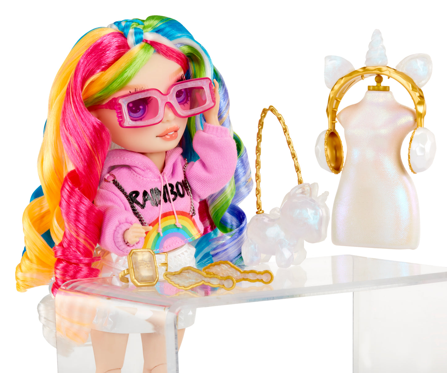 Rainbow Crystal Fashion Dolls Asst 2