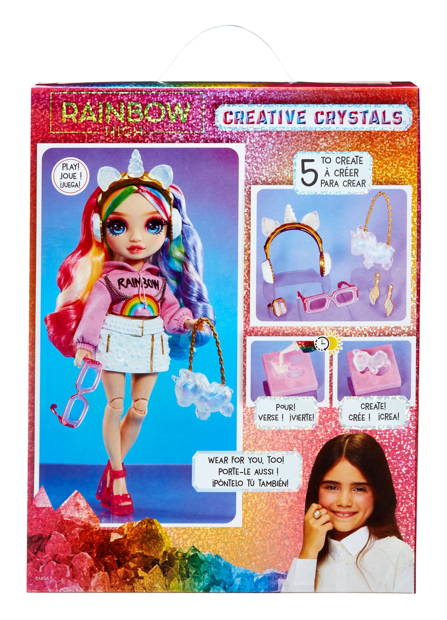 Rainbow Crystal Fashion Dolls Asst 2