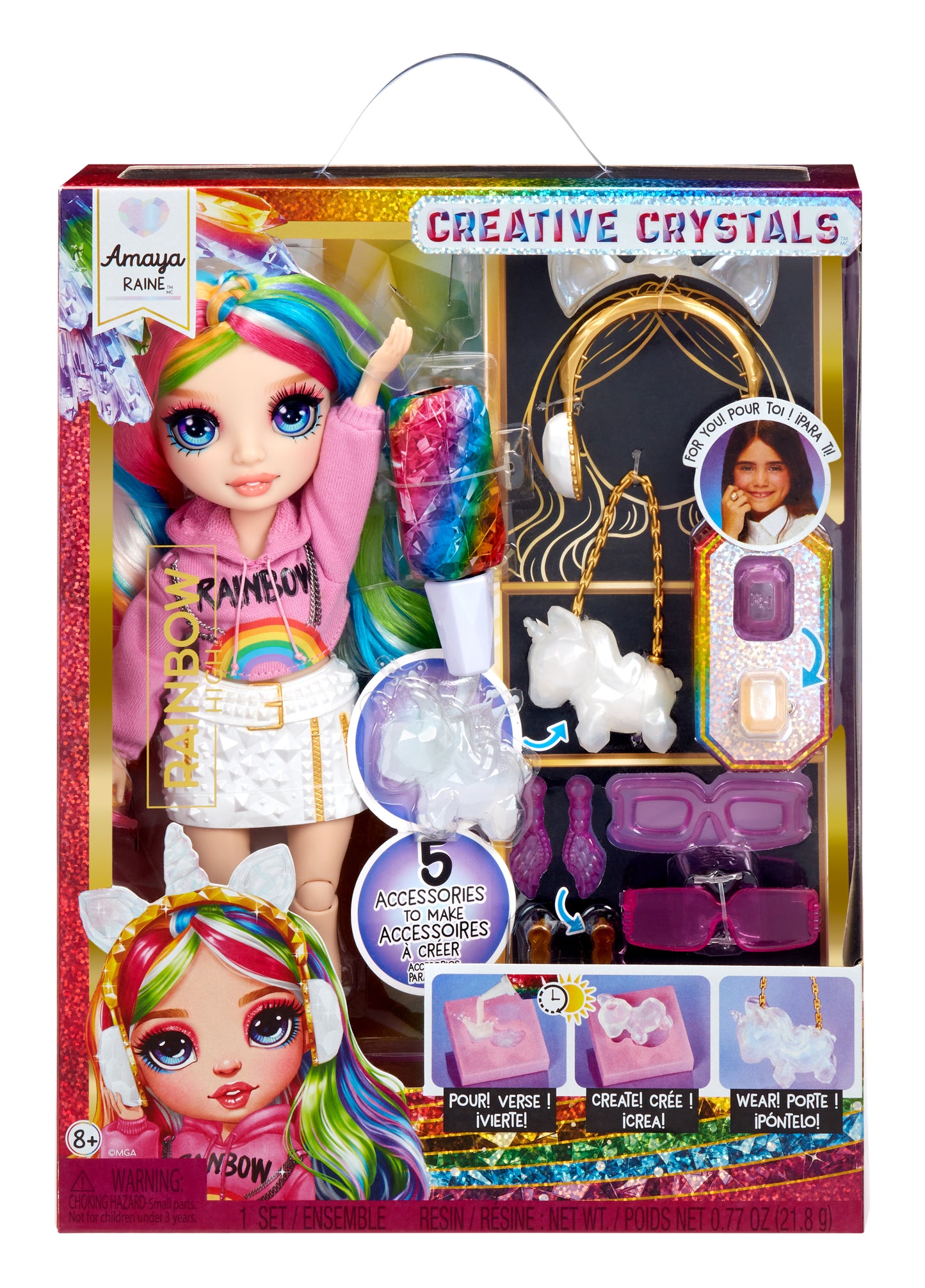 Rainbow Crystal Fashion Dolls Asst 2