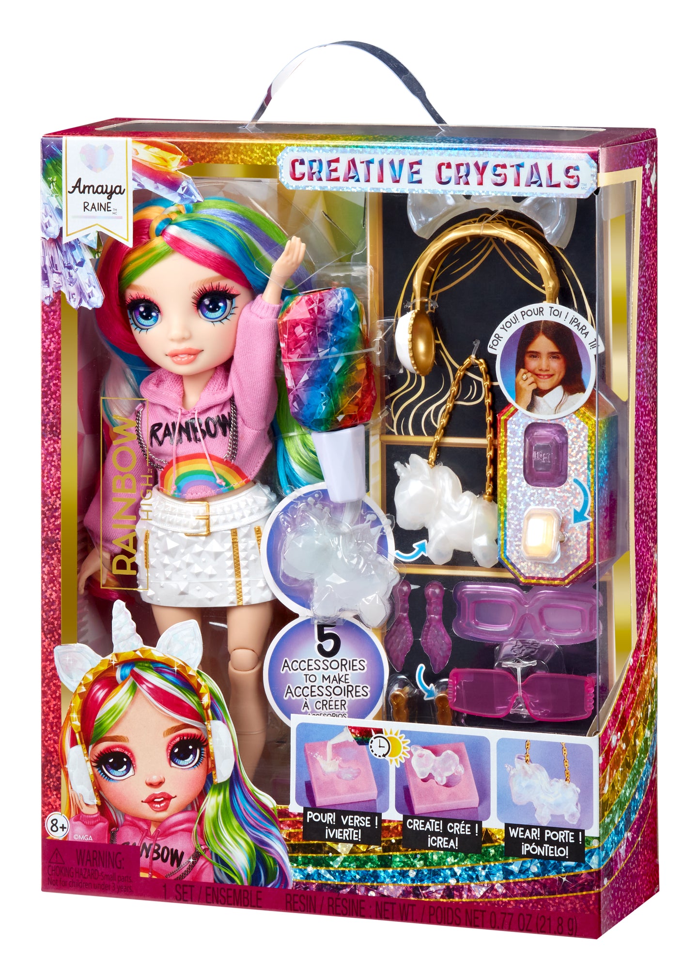 Rainbow Crystal Fashion Dolls Asst 2