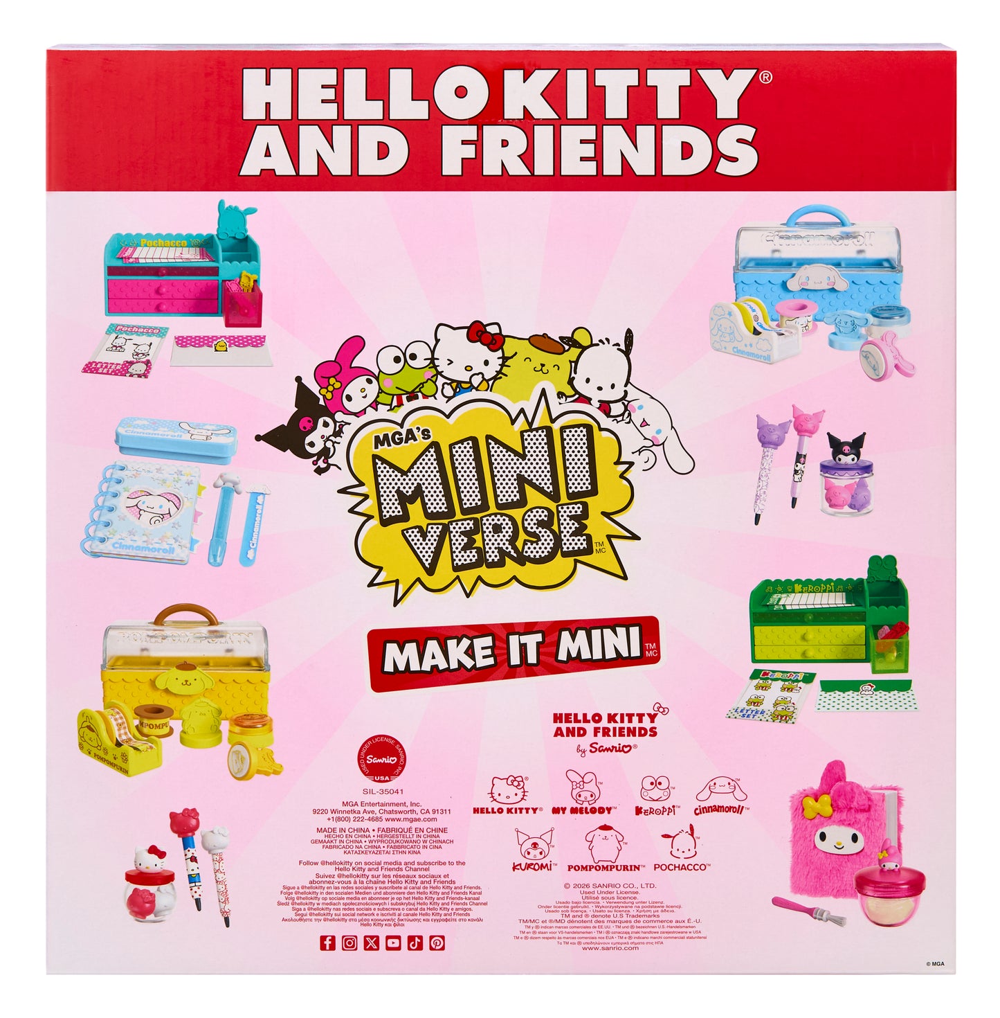 MGA's Miniverse - Make It Mini SANRIO Series 3 Asst in PDQ