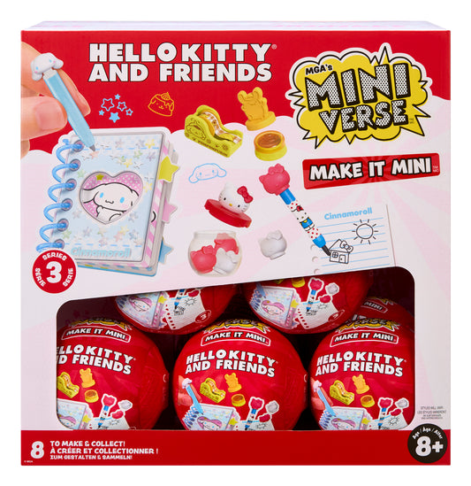 MGA's Miniverse - Make It Mini SANRIO Series 3 Asst in PDQ