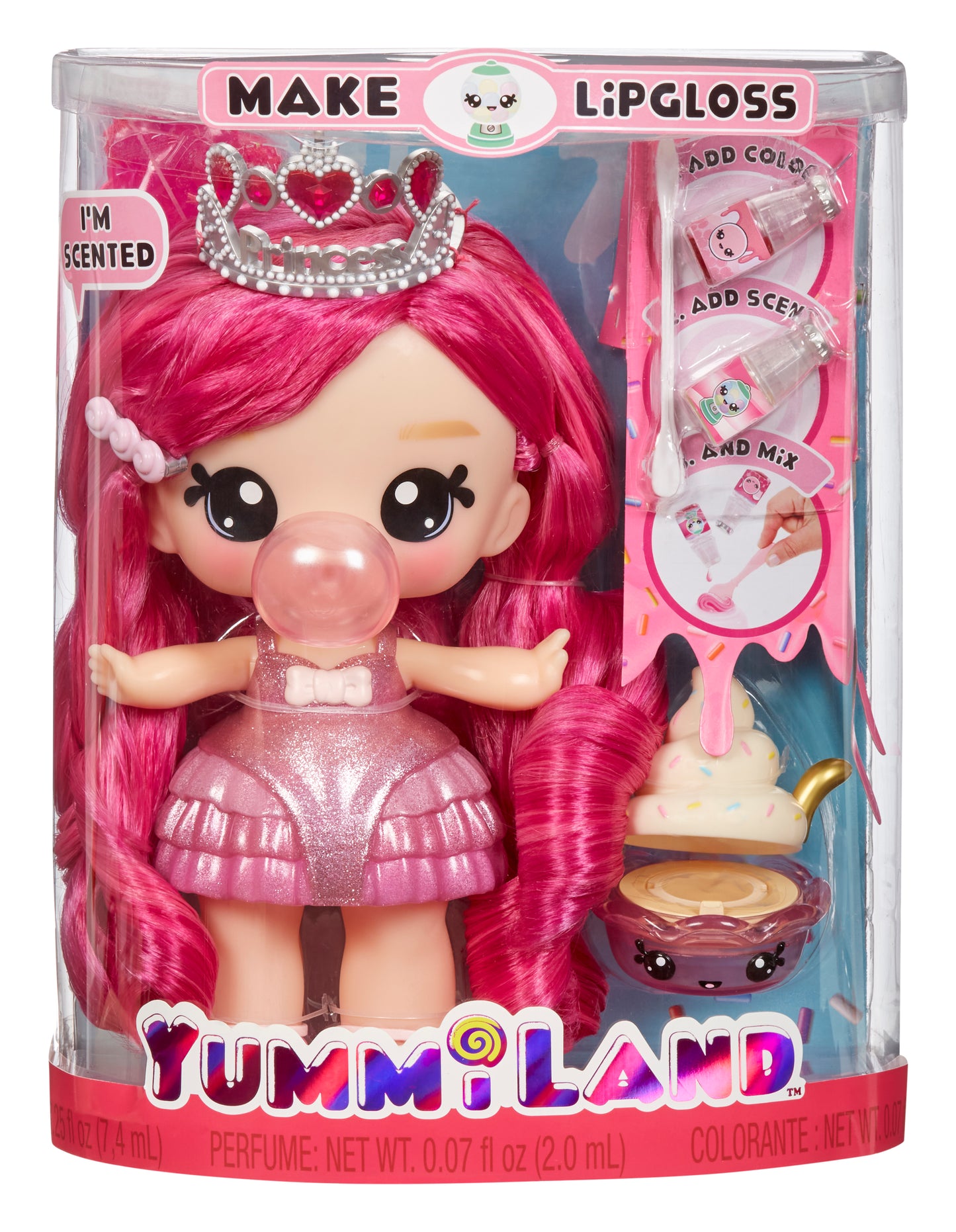 Yummiland Large Doll + Lipgloss Pet Asst Wave 1