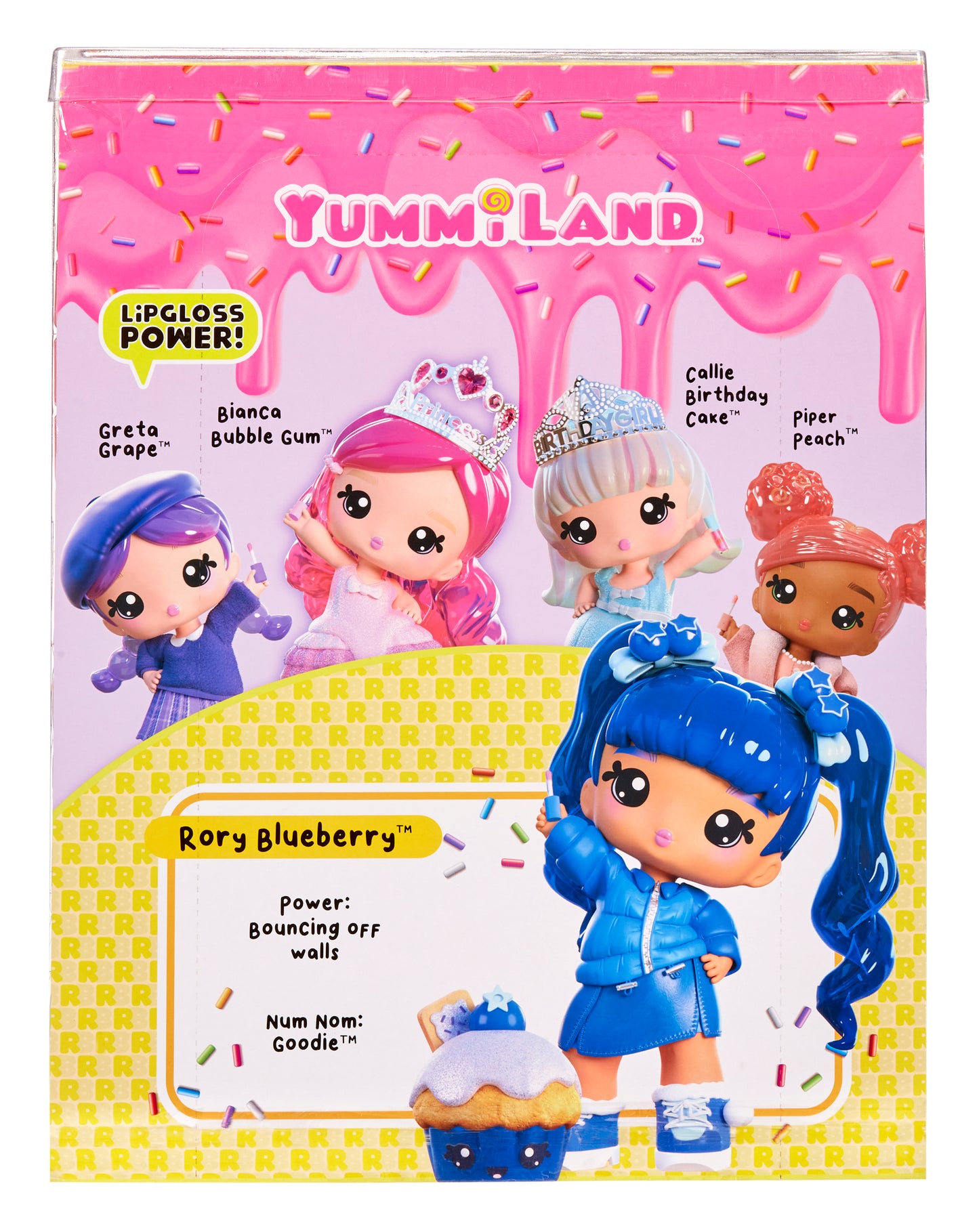 Yummiland Large Doll + Lipgloss Pet Asst