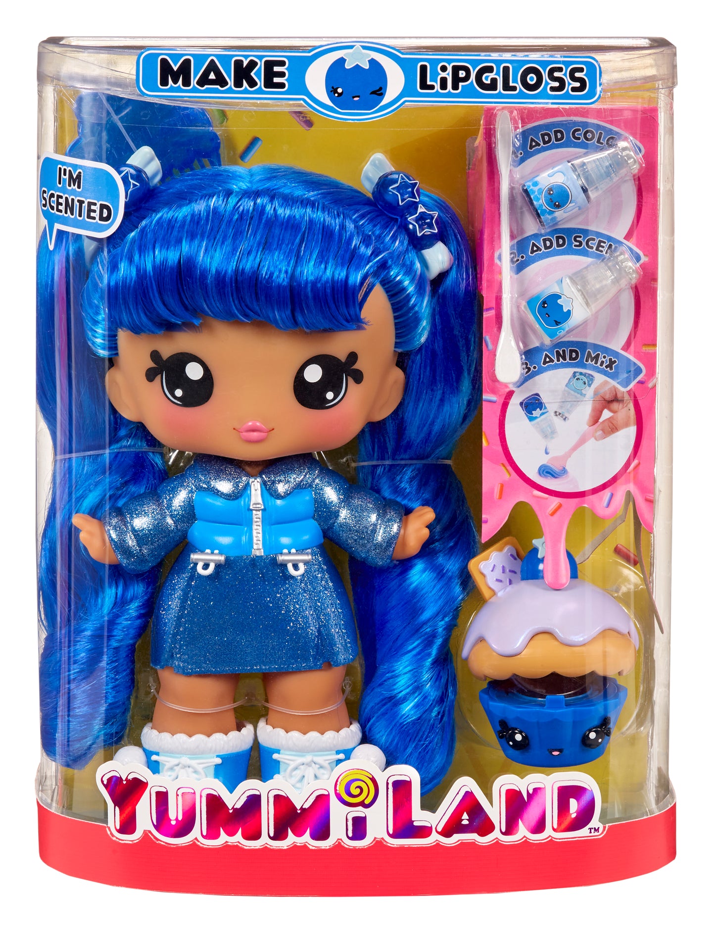 Yummiland Large Doll + Lipgloss Pet Asst Wave 1