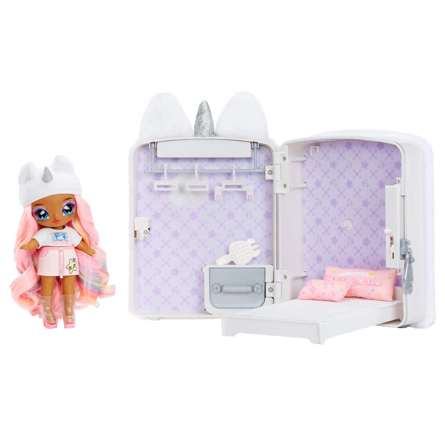 Na! Na! Na! Surprise 3-in-1 Backpack Bedroom Unicorn Playset Asst