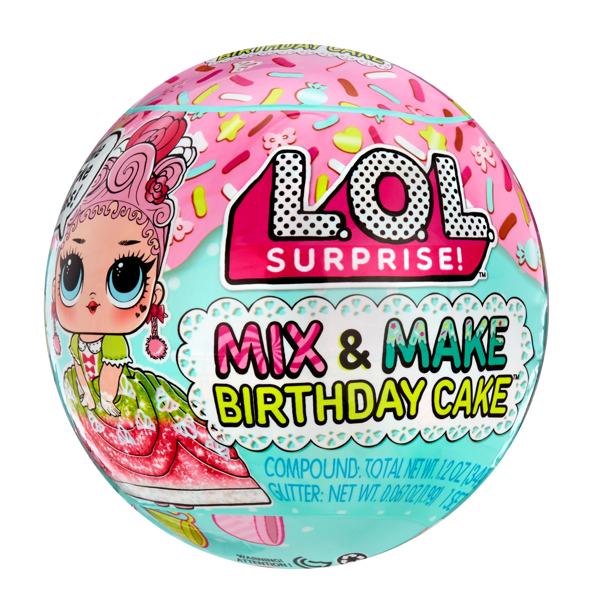 L.O.L. Surprise Mix & Make Birthday Cake Tots Asst in PDQ