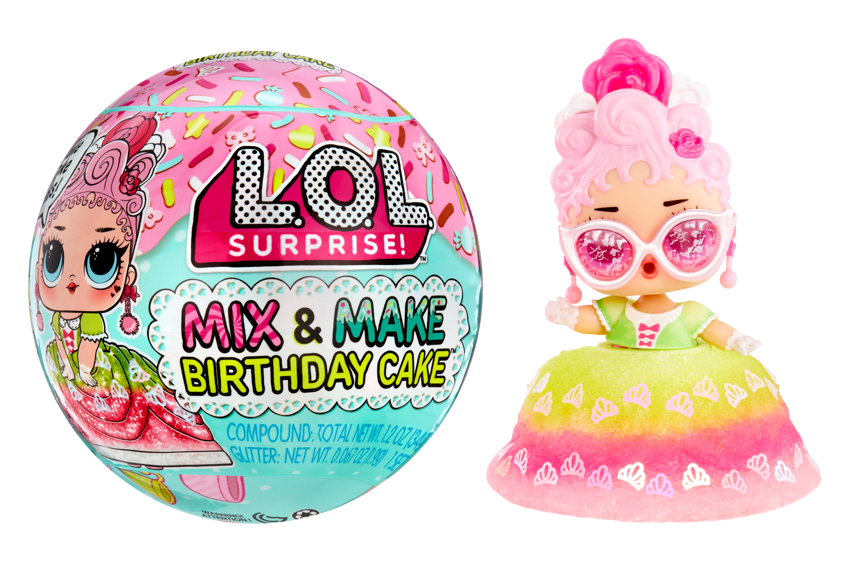 L.O.L. Surprise Mix & Make Birthday Cake Tots Asst in PDQ