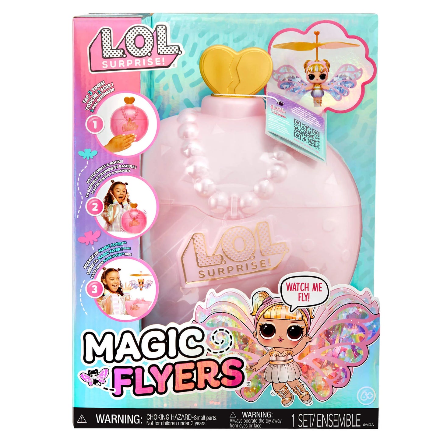 L.O.L. Surprise Magic Flyers Hand Guided Flying Doll Asst