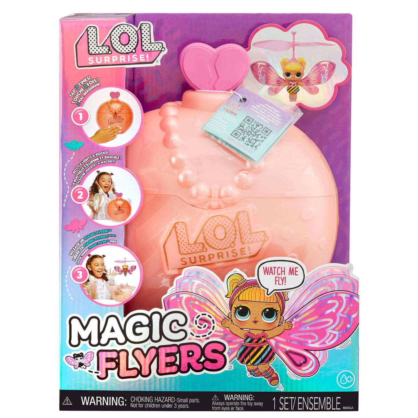L.O.L. Surprise Magic Flyers Hand Guided Flying Doll Asst