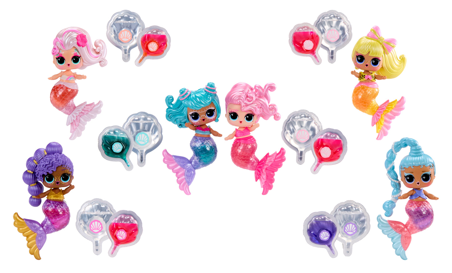 L.O.L. Surprise Mermaids! Makeover Magic Tots Asst in PDQ