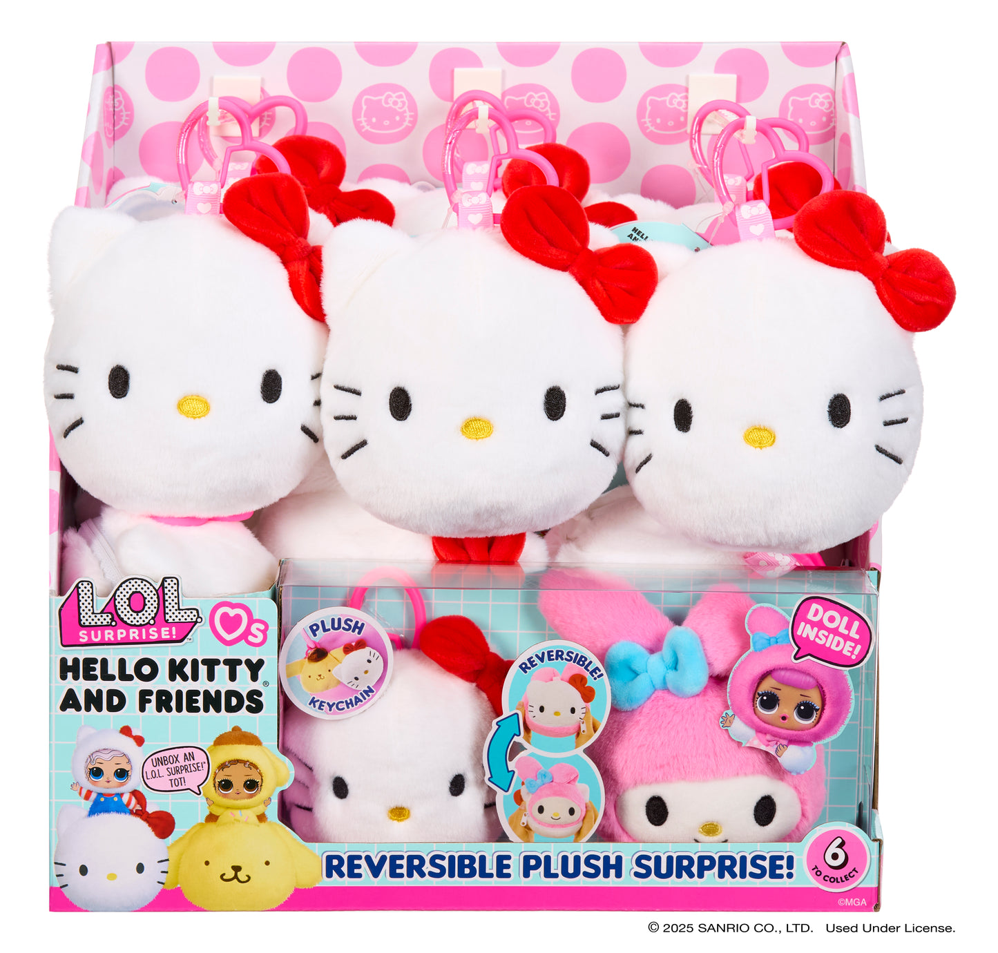 L.O.L. Surprise Loves Reversible Plush Surprise Asst in PDQ