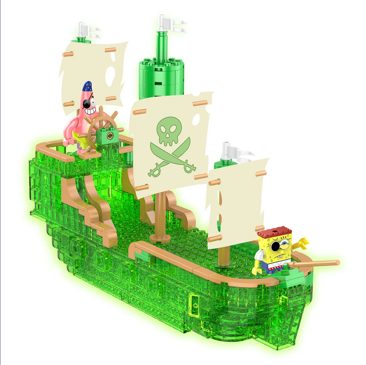 SpongeBob Flying Dutchman's Ship Snap & Switch Set (Deluxe)