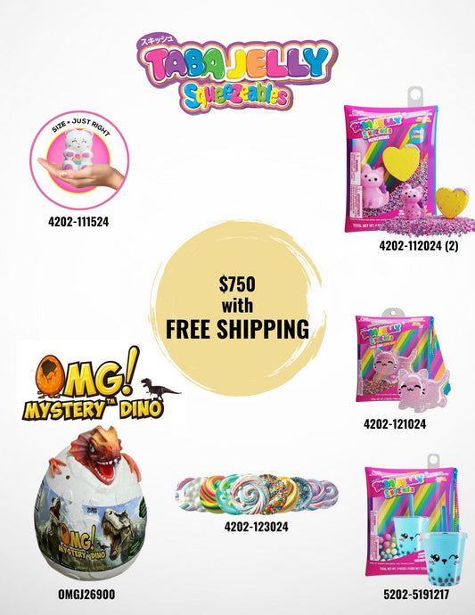 $750 Taba Jelly and OMG Dino Bundle