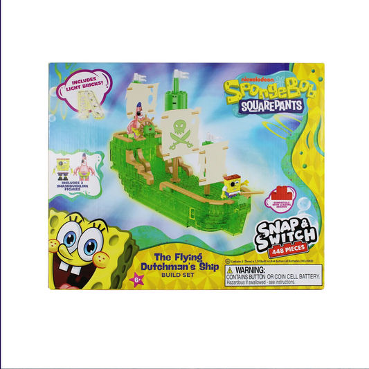 SpongeBob Flying Dutchman's Ship Snap & Switch Set (Deluxe)