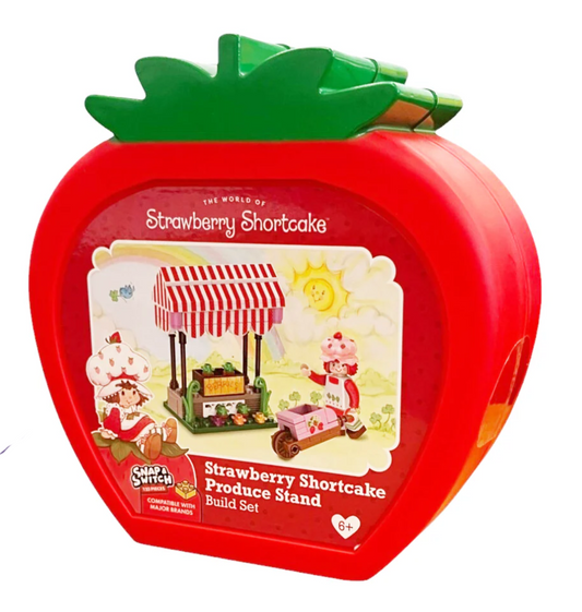 Strawberry Shortcake Produce Stand- in Plastic Strawberry Case