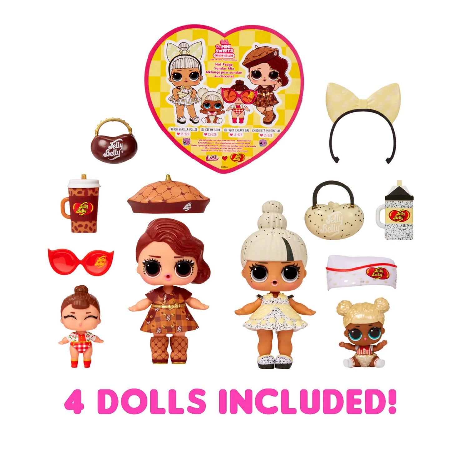 L.O.L. Surprise Loves Mini Sweets Jelly Belly Deluxe Pack S2 in PDQ